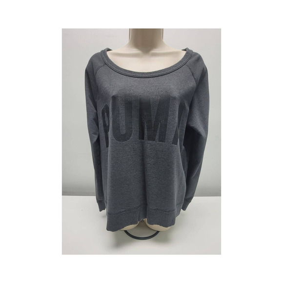 Women's Sweater Puma Gray Size Large - Picture 1 of 4